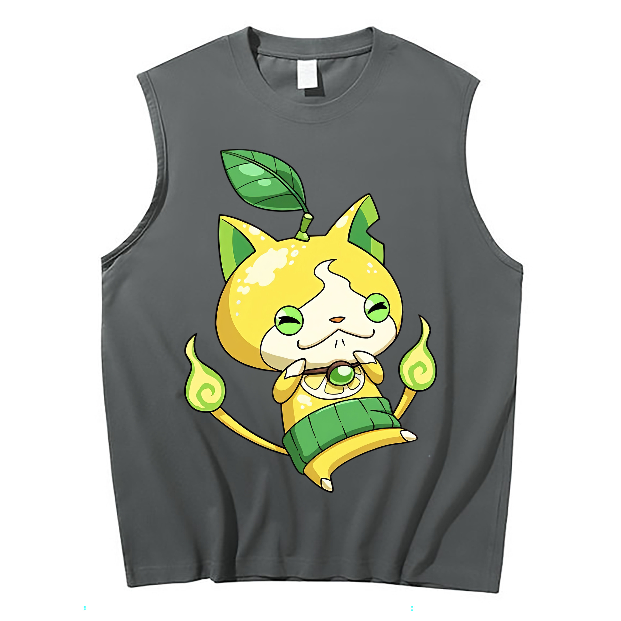 （画像用） 妖怪ウォッチ Yo-kai Watch コットン100％タンクトップ（フロントプリント）